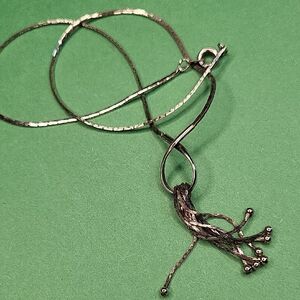 Silver Tassel Necklace